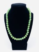 String of jade beads