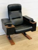 Leather style cinema chair
