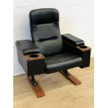 Leather style cinema chair