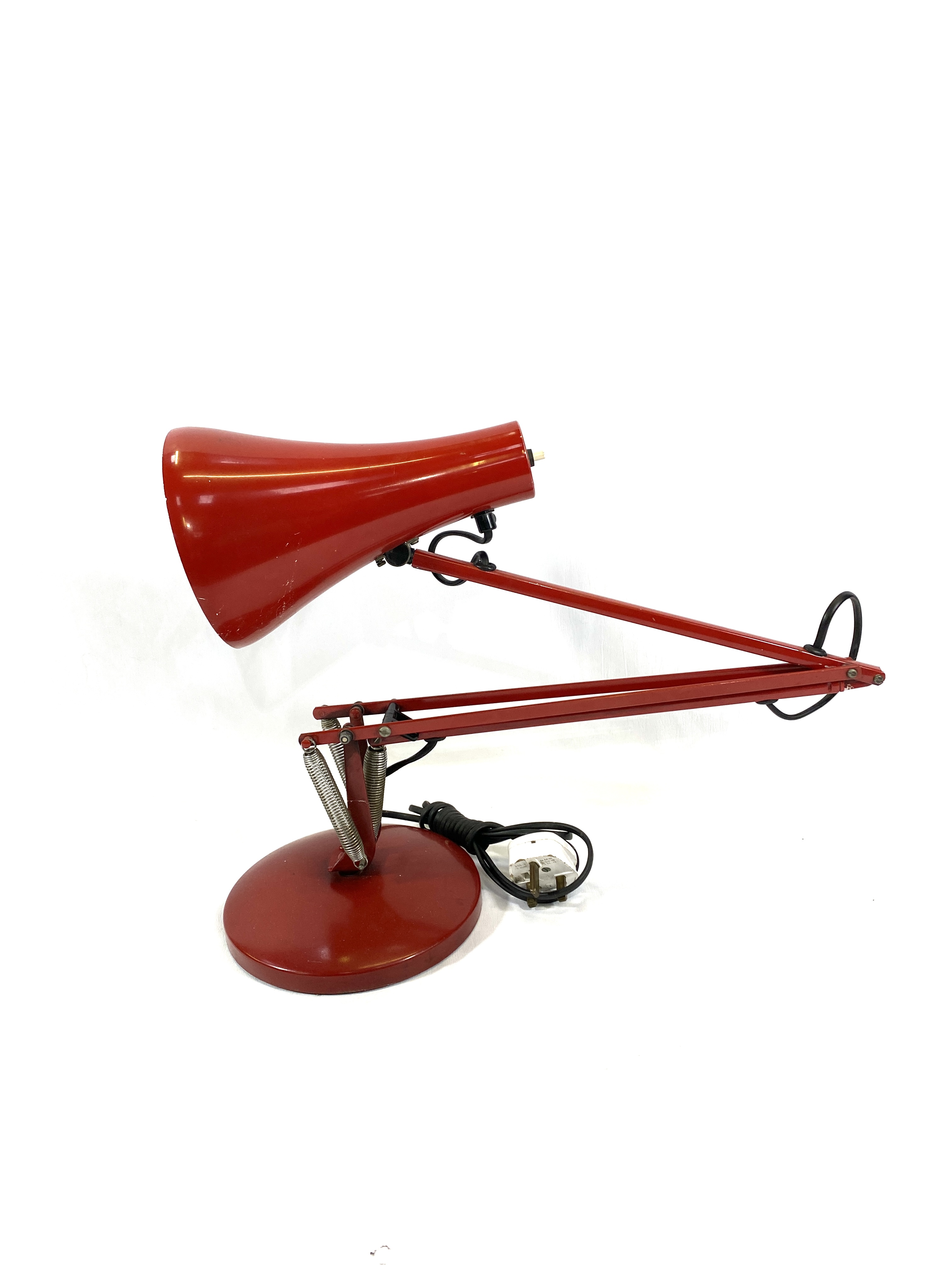 Red anglepoise lamp - Bild 3 aus 4