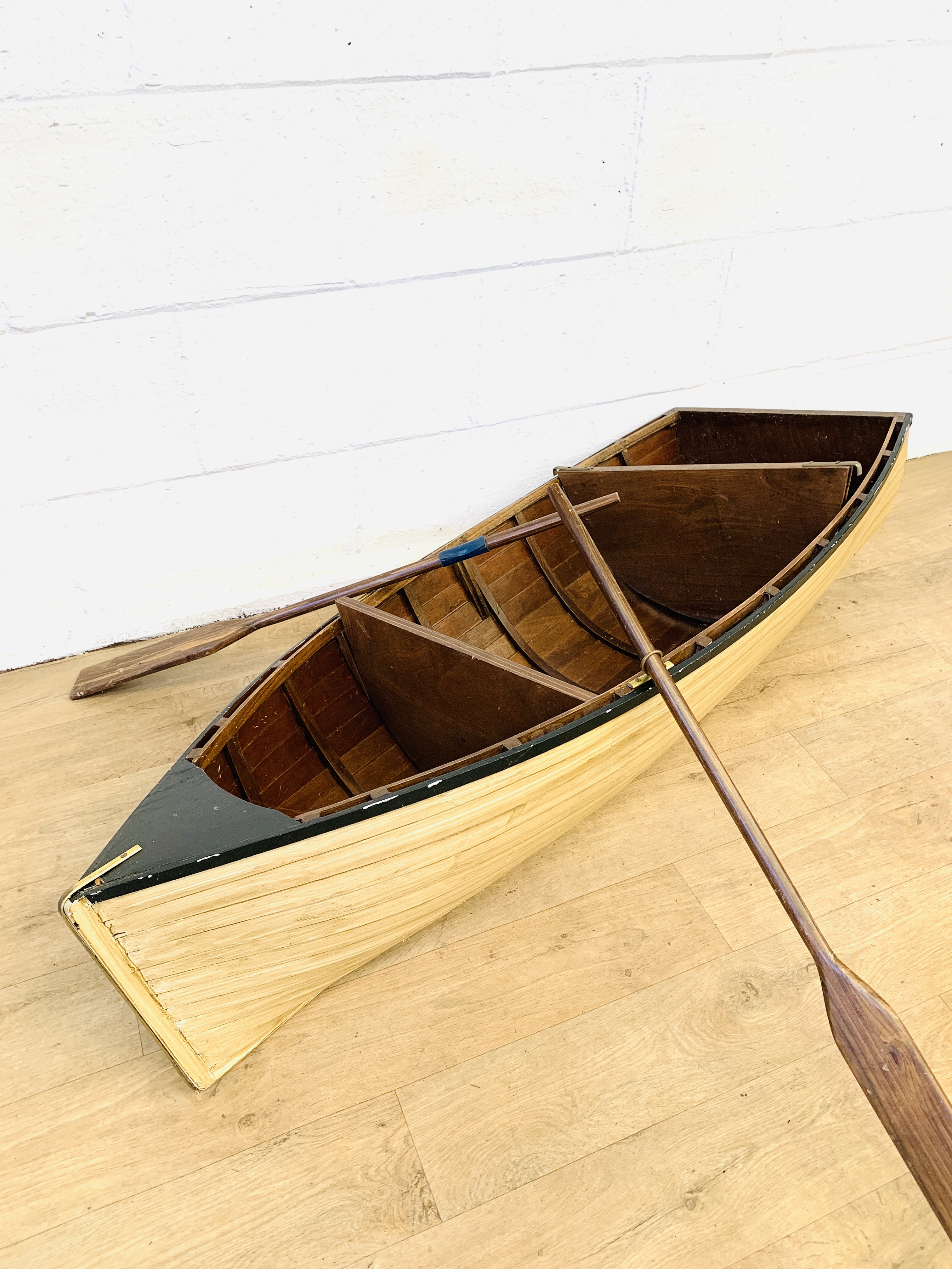 Model rowing boat - Image 3 of 4