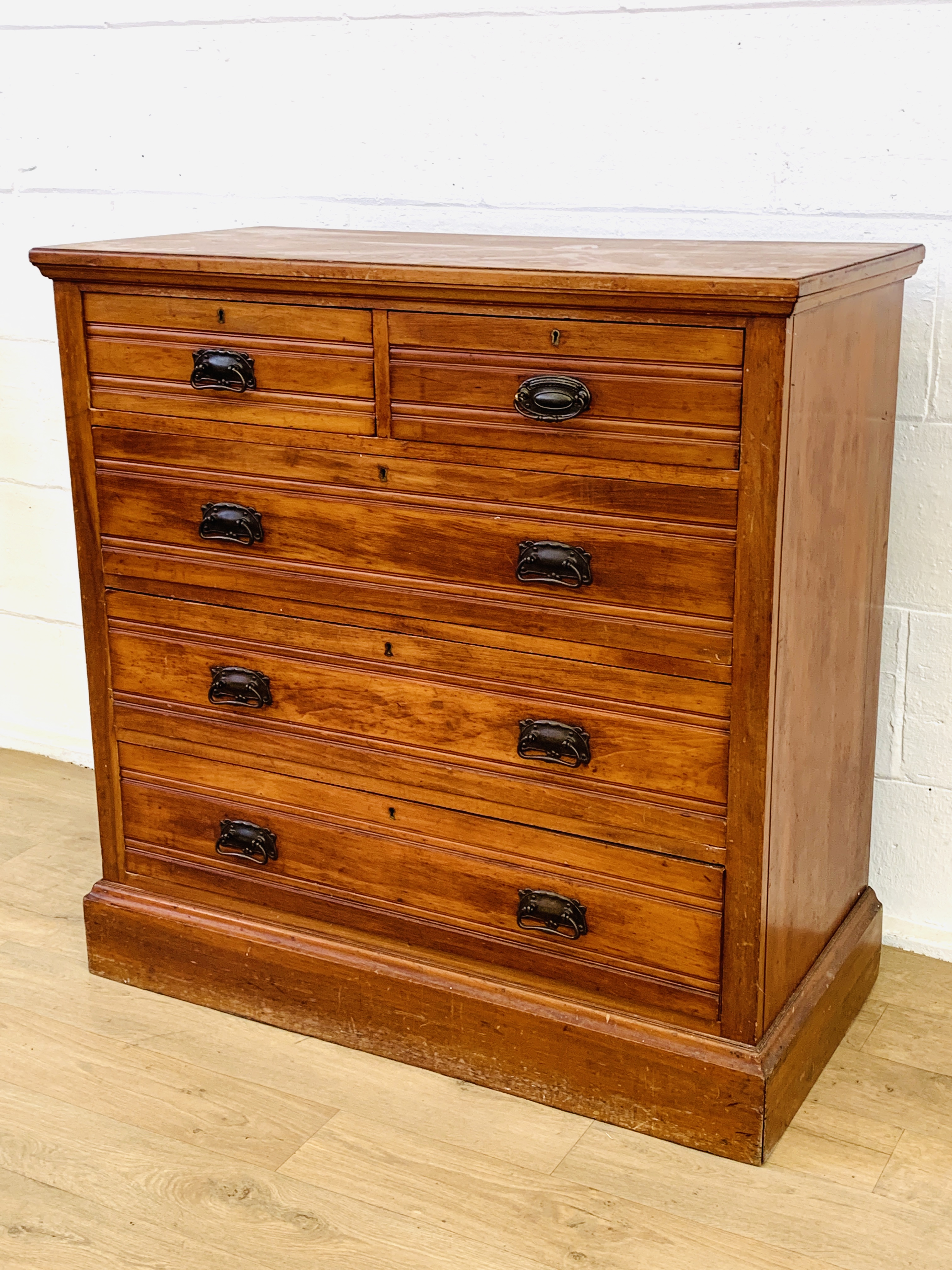 Mahogany chest of drawers - Image 2 of 5