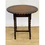 Oak occasional table