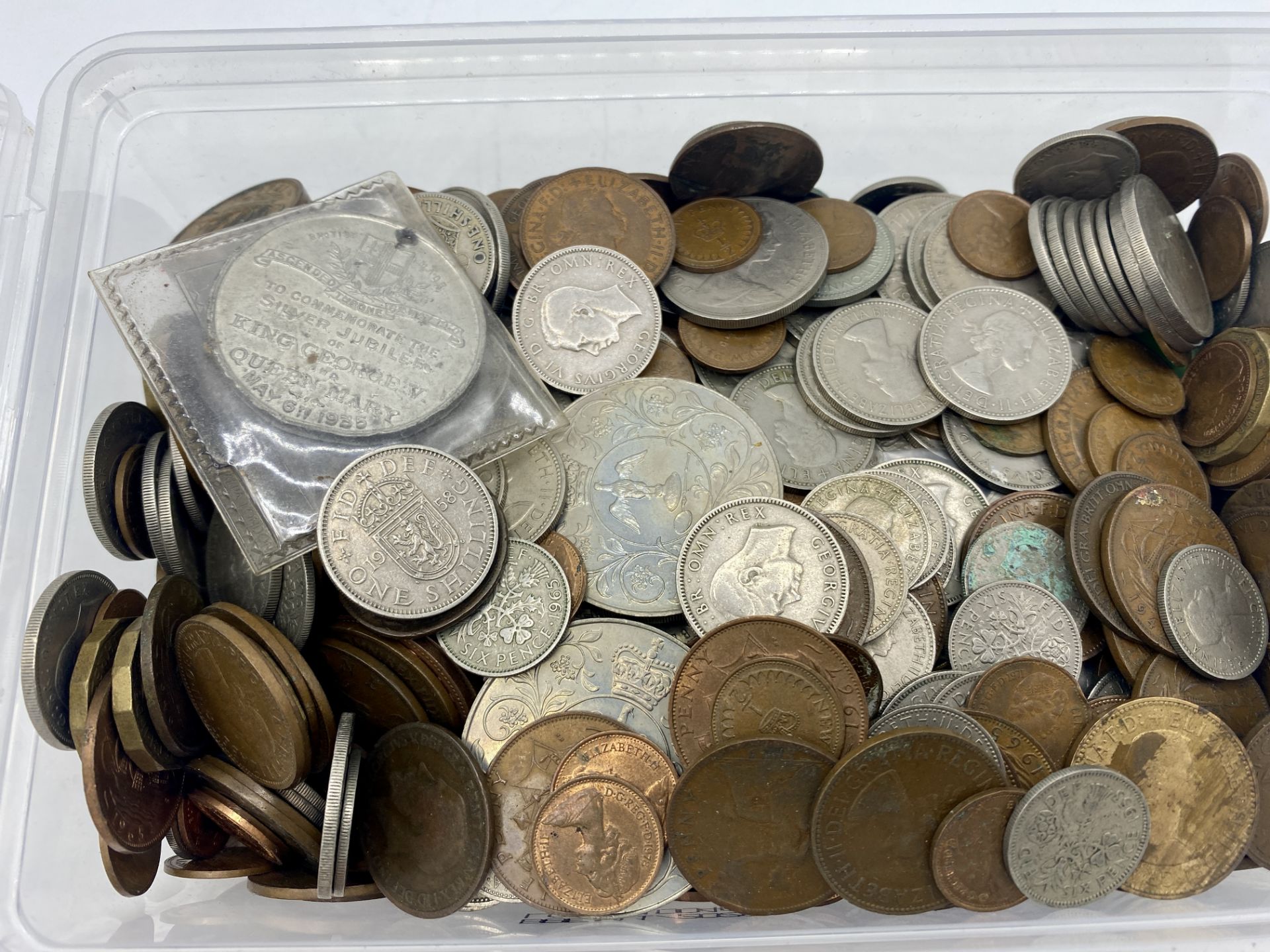 Quantity of British coins
