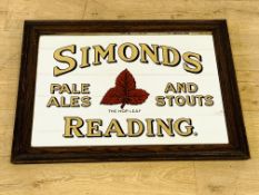 Simonds Brewery advertising mirror