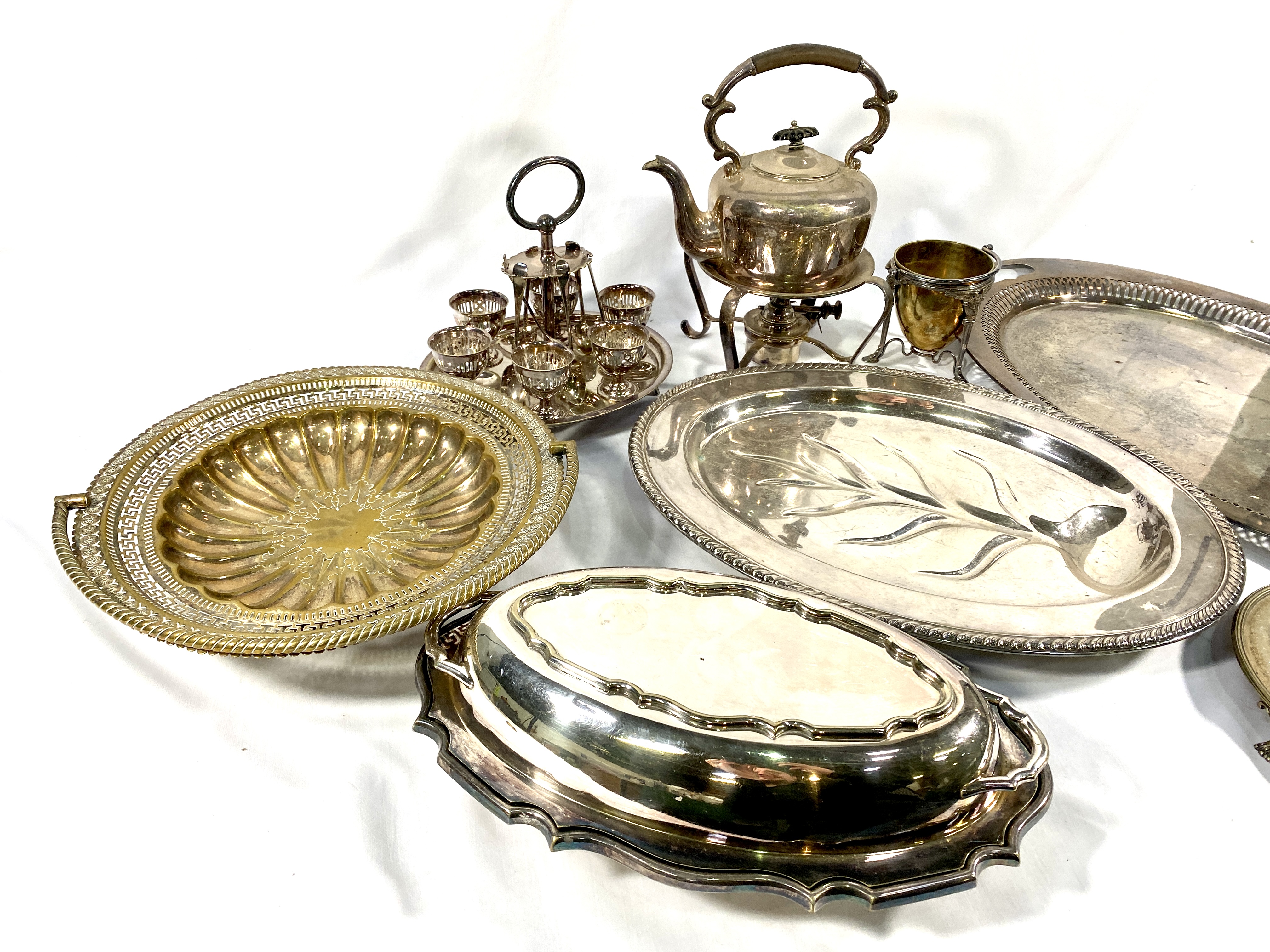 Quantity of silver plate - Image 2 of 9