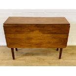 Mahogany drop side table