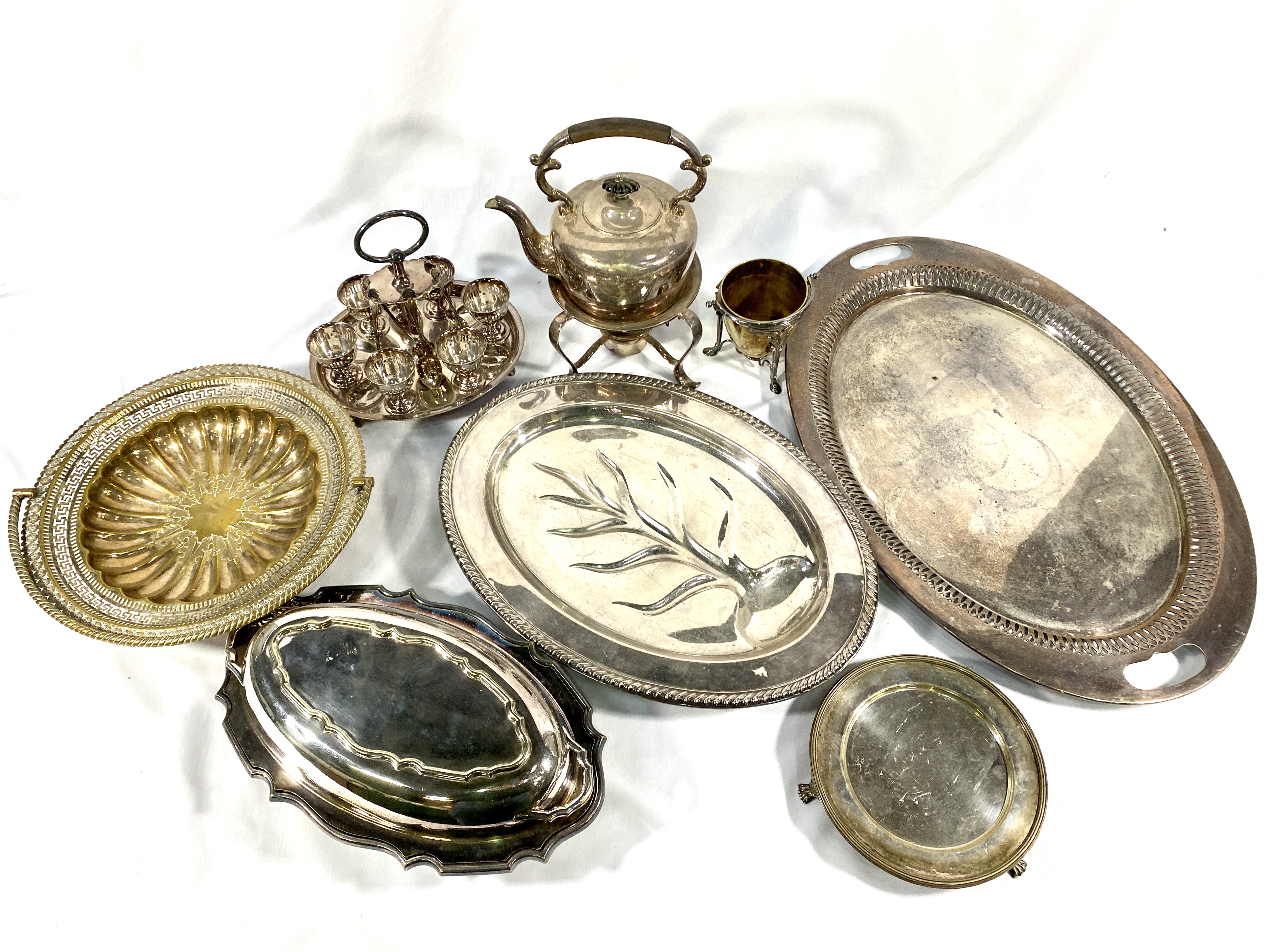 Quantity of silver plate