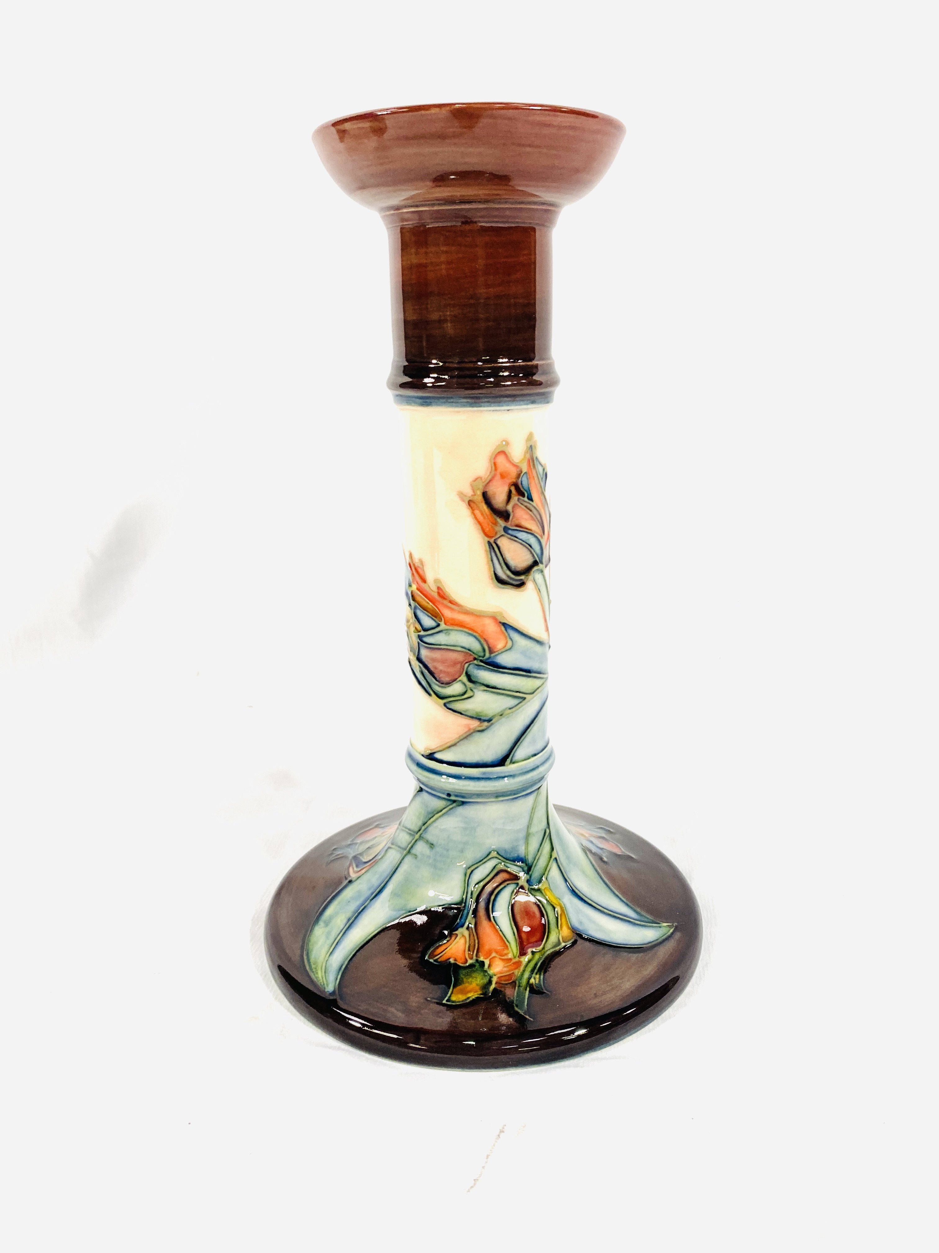 Pair of Moorcroft candlesticks - Bild 3 aus 10