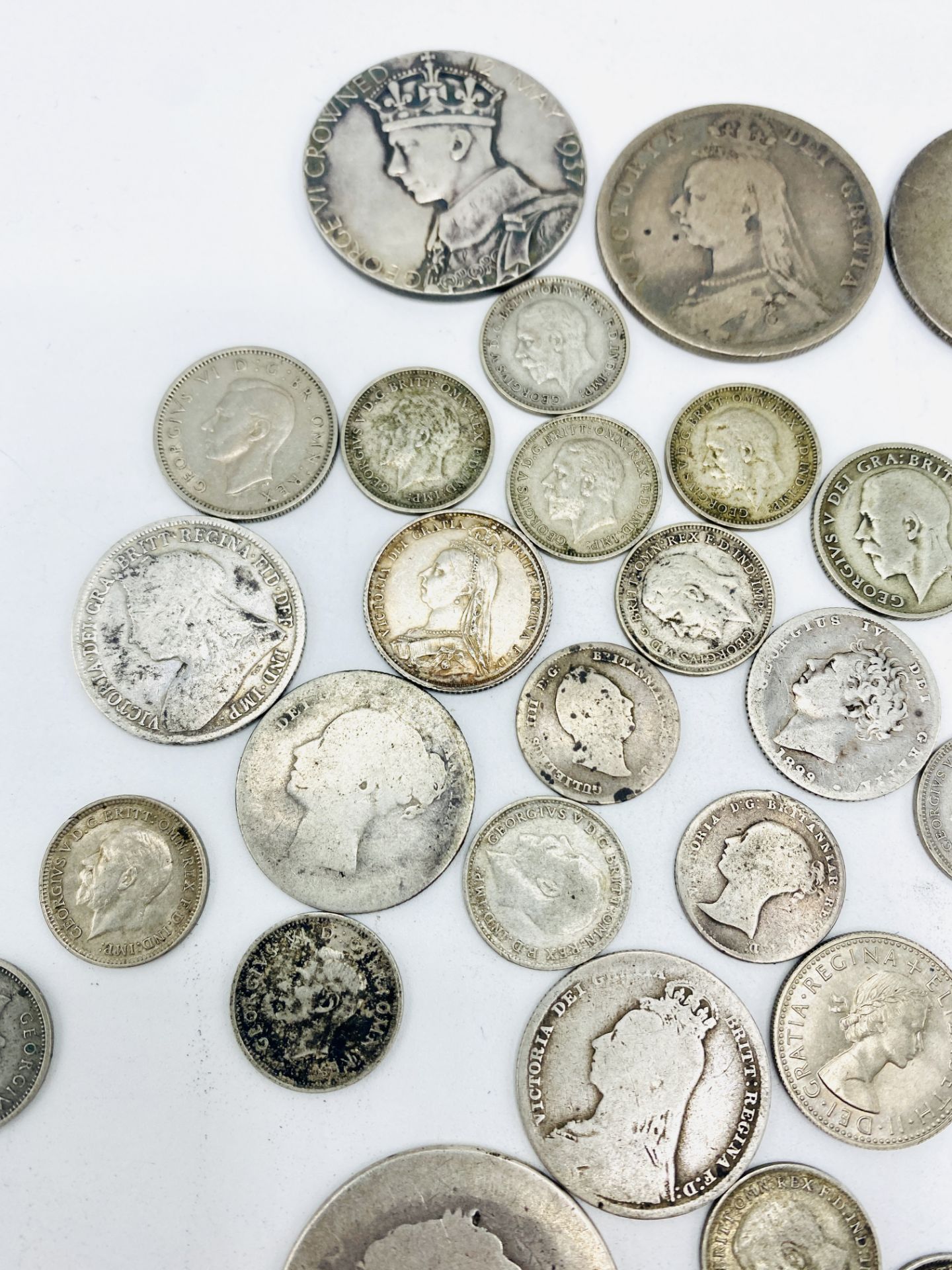 Collection of British silver coins - Image 5 of 5