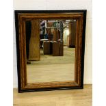 Oak wall mirror