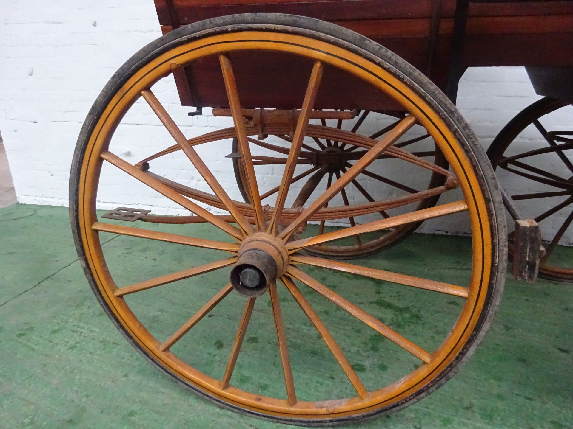 T-CART SPORTING PHAETON or FOUR-WHEELED DOG CART, to suit 15-2 hh and over, single or pair - Image 4 of 7