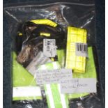 Hi Viz Pack includes reflective martingale, hat band, rein bands, reflective horse hat. All new