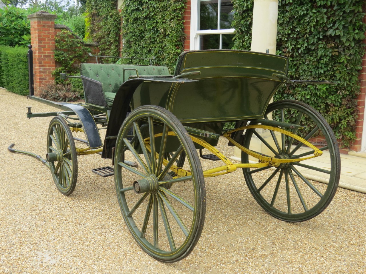 FOUR-WHEEL PONY PHAETON built by Green & Co of Rhyl and originally from Lilford Hall, Northants - Image 2 of 9