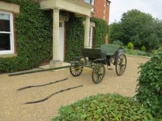 FOUR-WHEEL PONY PHAETON built by Green & Co of Rhyl and originally from Lilford Hall, Northants