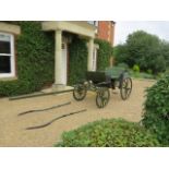 FOUR-WHEEL PONY PHAETON built by Green & Co of Rhyl and originally from Lilford Hall, Northants