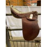 Military Saddle. This lot carries VAT.