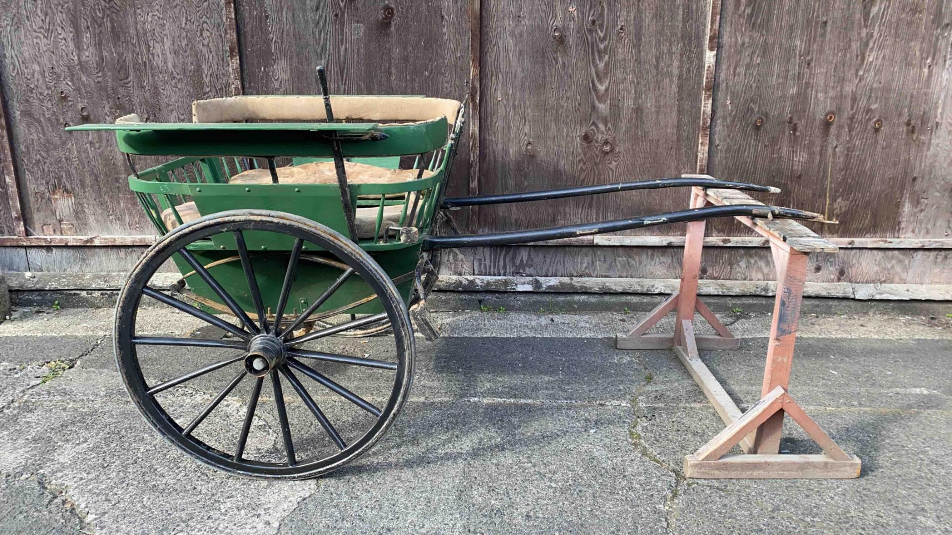 GOVERNESS CAR by Sanders & Sons of Hitchin to suit a small pony or donkey