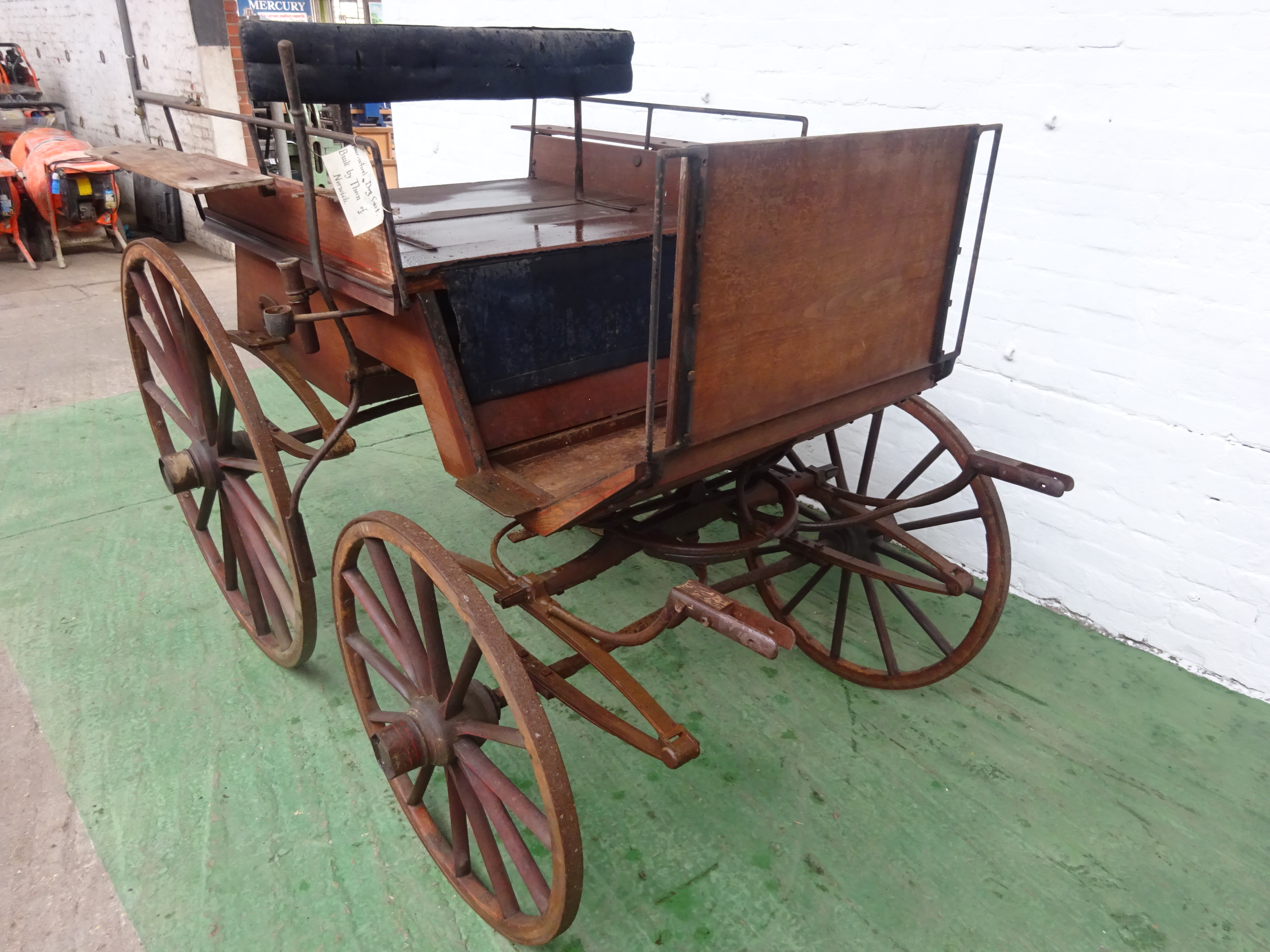 FOUR-WHEELED DOG CART by Thorn of Norwich, to suit 14 to 15hh single - Image 2 of 7
