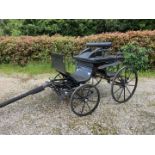 FOUR WHEEL PONY PAIRS PRESENTATION CARRIAGE built by Hartland Carriages, to suit 12.2hh pair.