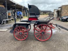 FOUR-WHEEL MARATHON VEHICLE built by van den Heuvel & Sons, to suit 14.2 to 15.2hh single or pair