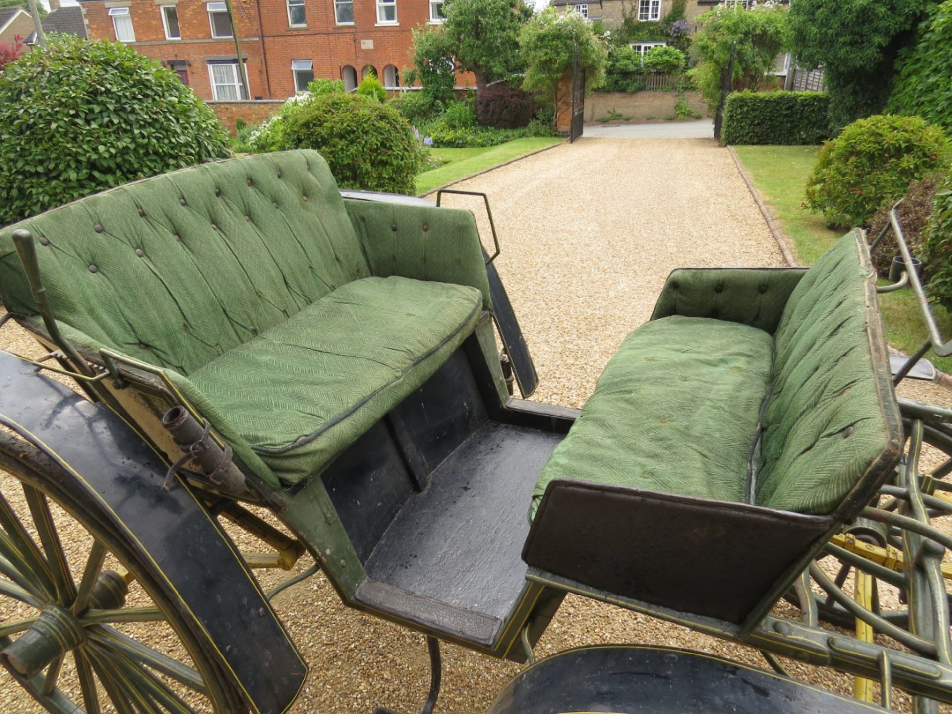 FOUR-WHEEL PONY PHAETON built by Green & Co of Rhyl and originally from Lilford Hall, Northants - Bild 3 aus 9