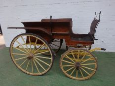 FOUR-WHEELED RALLI CAR, by Reader of Exeter and built for the Simpson family, to suit 14hh and over