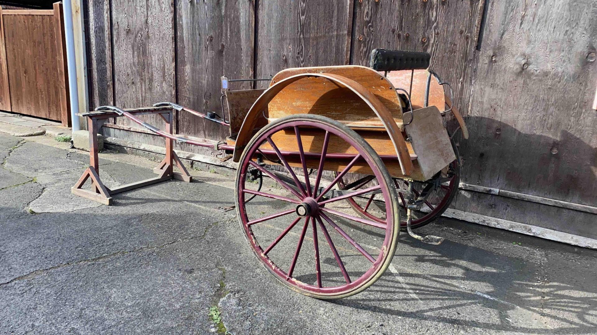ALEXANDRA DOG CART by J Nelson of Kendal to suit 14hh cob - Image 3 of 4