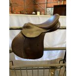 17" Derby House Saddle. This lot carries VAT.