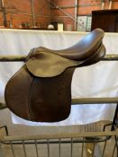 17" Derby House Saddle. This lot carries VAT.