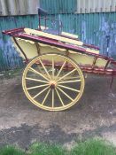 LONDON COSTER CART built by Ives of Deptford. 4 wheeled to suit size 14.2hh single