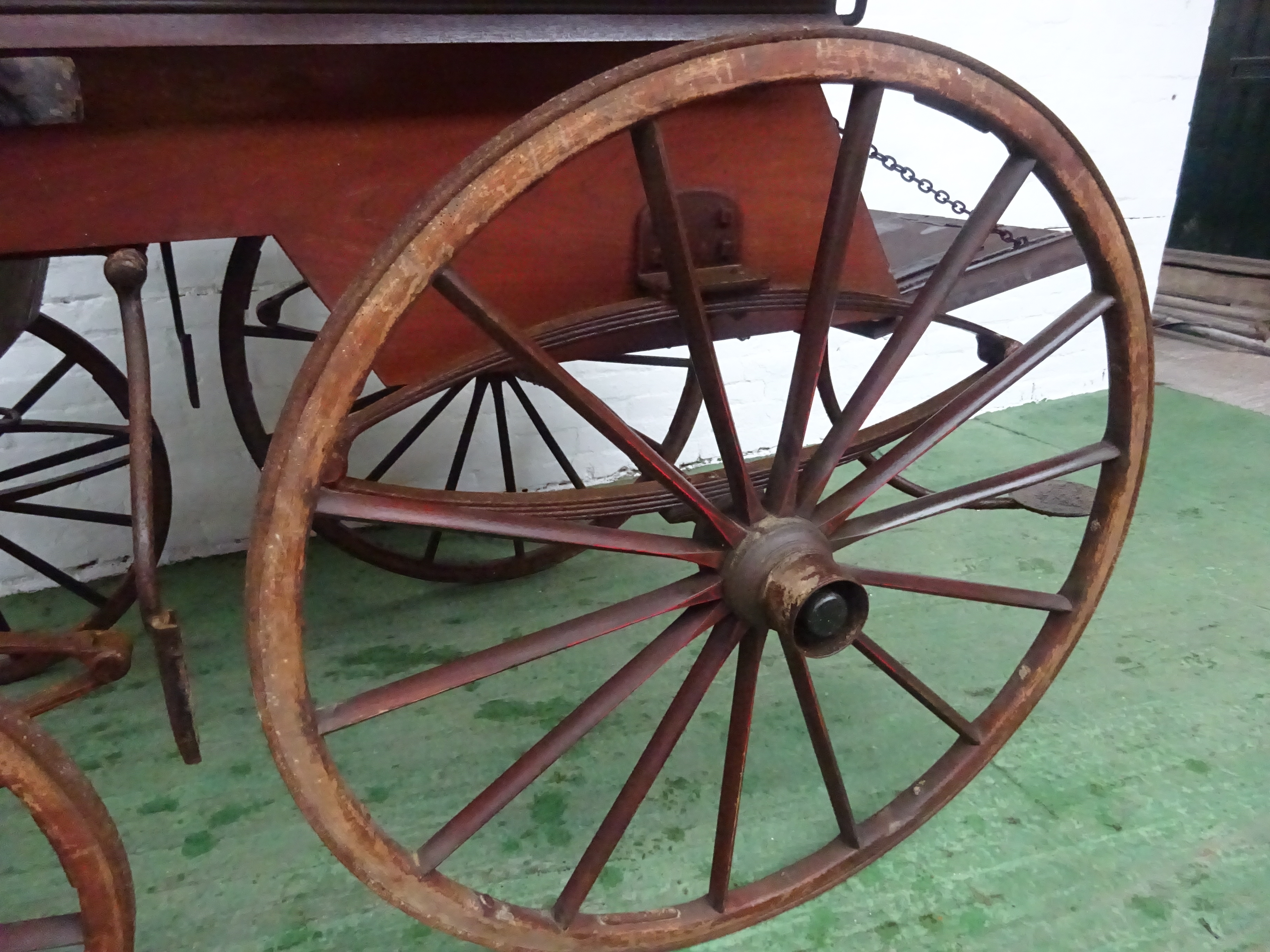 FOUR-WHEELED DOG CART by Thorn of Norwich, to suit 14 to 15hh single - Image 7 of 7