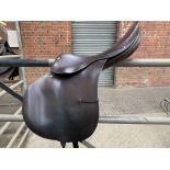 J J Sowter 17.5" leather saddle, medium width.