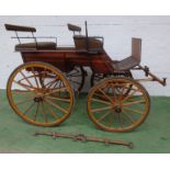 T-CART SPORTING PHAETON or FOUR-WHEELED DOG CART, to suit 15-2 hh and over, single or pair