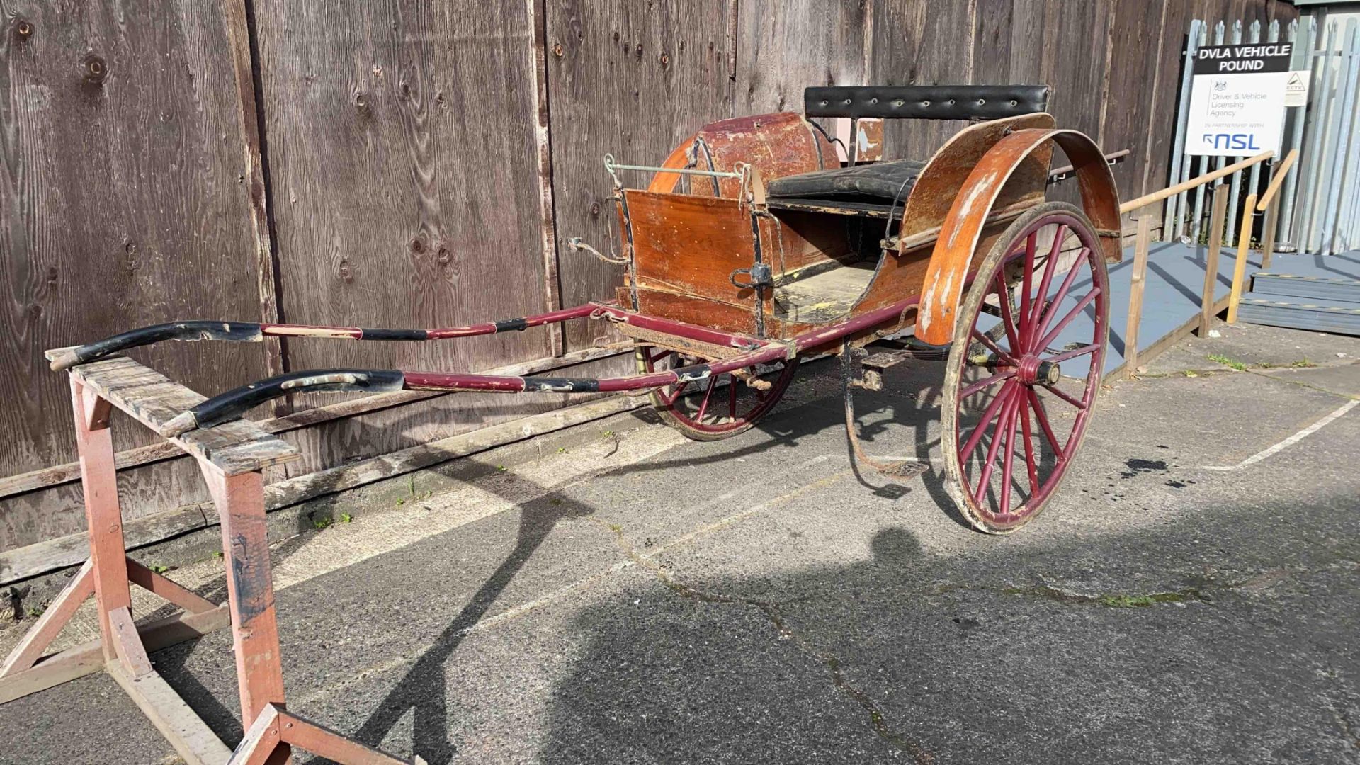 ALEXANDRA DOG CART by J Nelson of Kendal to suit 14hh cob - Image 2 of 4