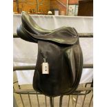 18.5" Saddle with button marked with initial B. This lot carries VAT.