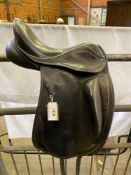 18.5" Saddle with button marked with initial B. This lot carries VAT.