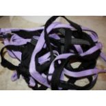 Two new Libby's webbing bridles & reins, cob size