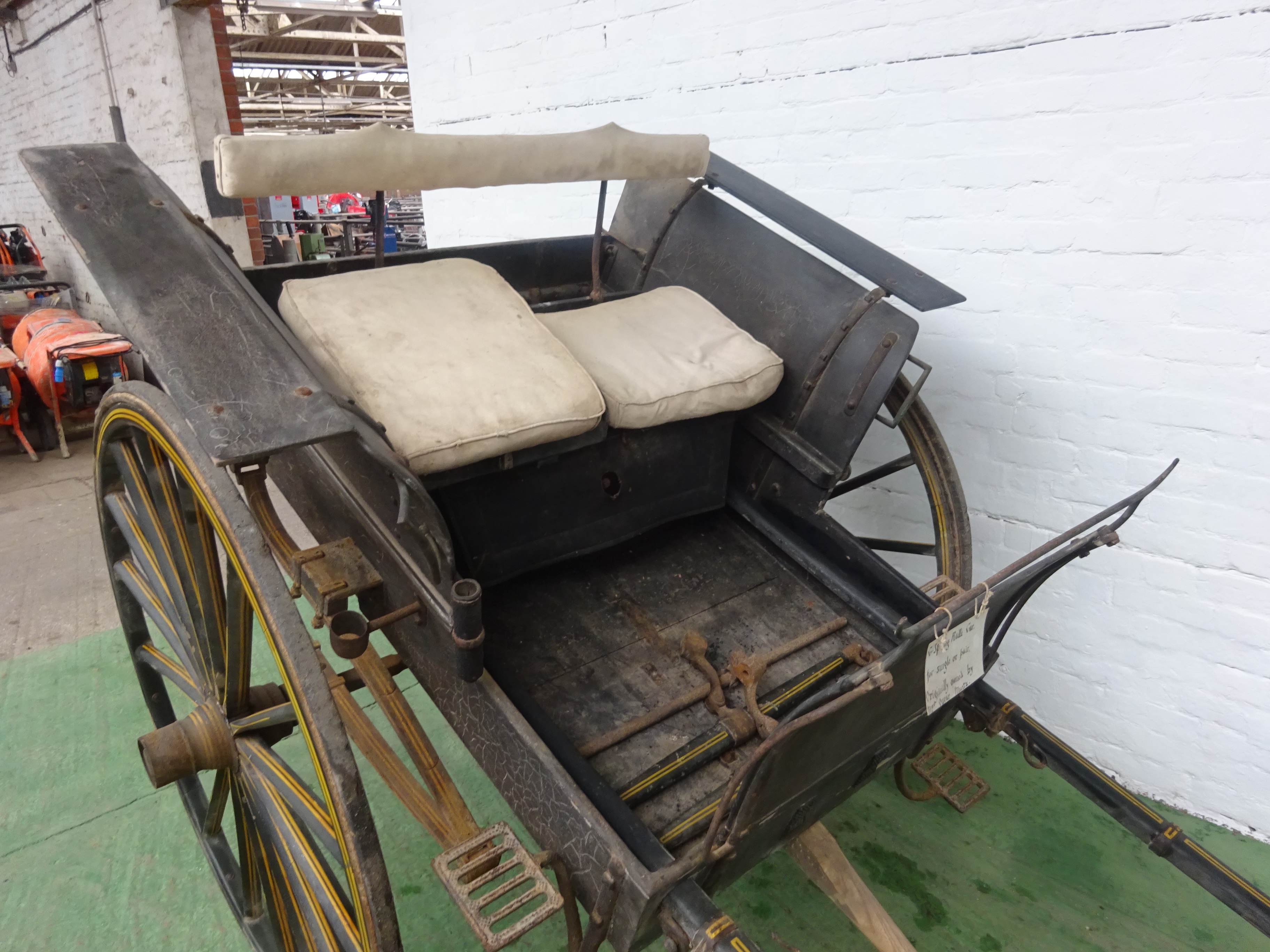 C-SPRING RALLI CAR by Collins & Sons of Plymouth to suit 14 to 15hh, single or pair - Image 3 of 8