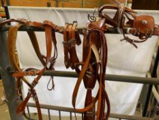 Set of pony harness. This lot carries VAT.