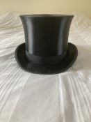 Large silk top hat size 7 1/8