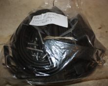 Bag of miscellaneous synthetic harness items, in clean condition
