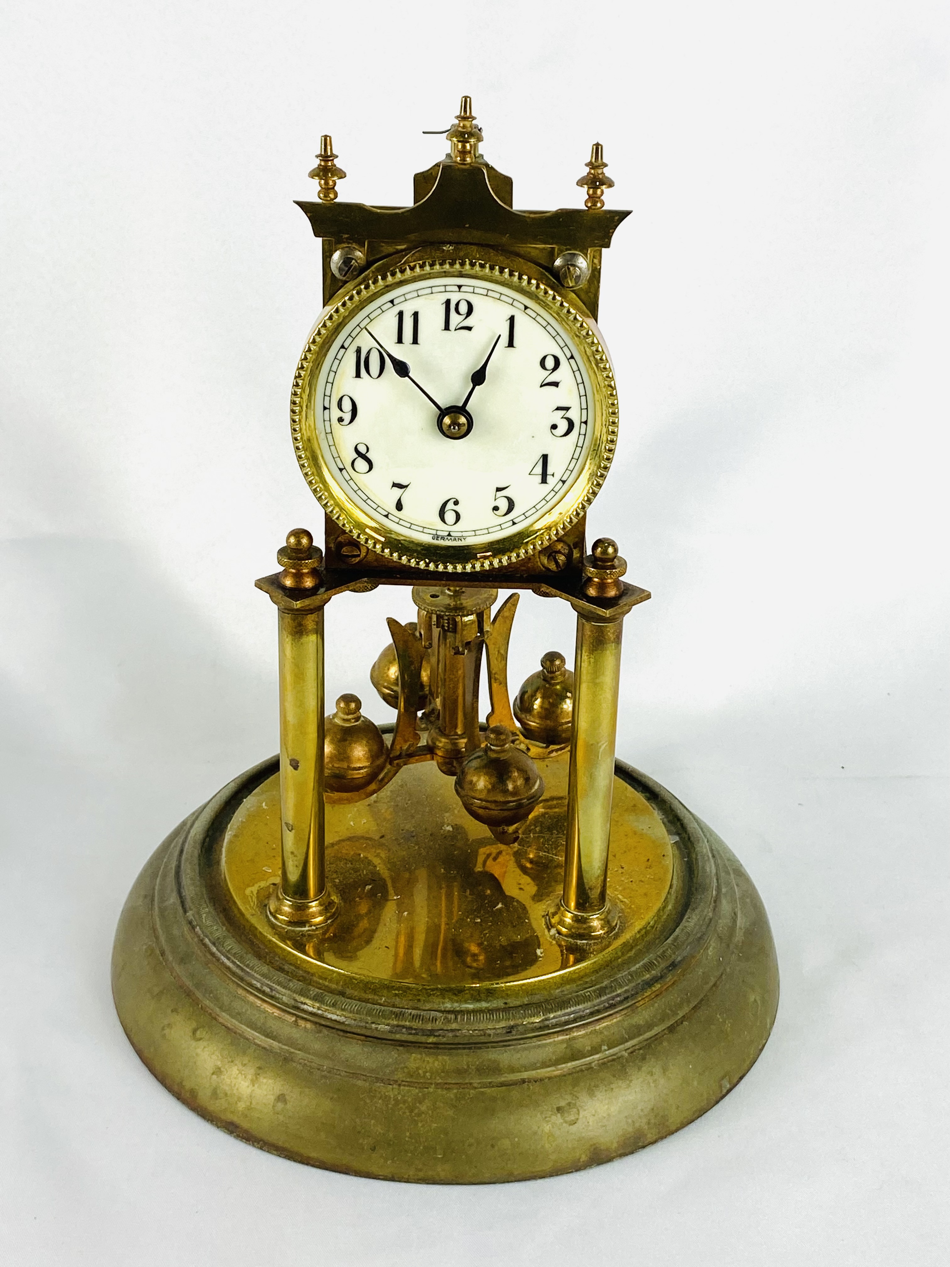 Brass anniversary clock - Image 3 of 4