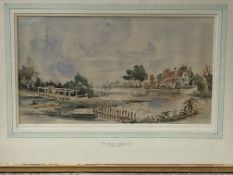 Henry Jutsum - framed and glazed watercolour