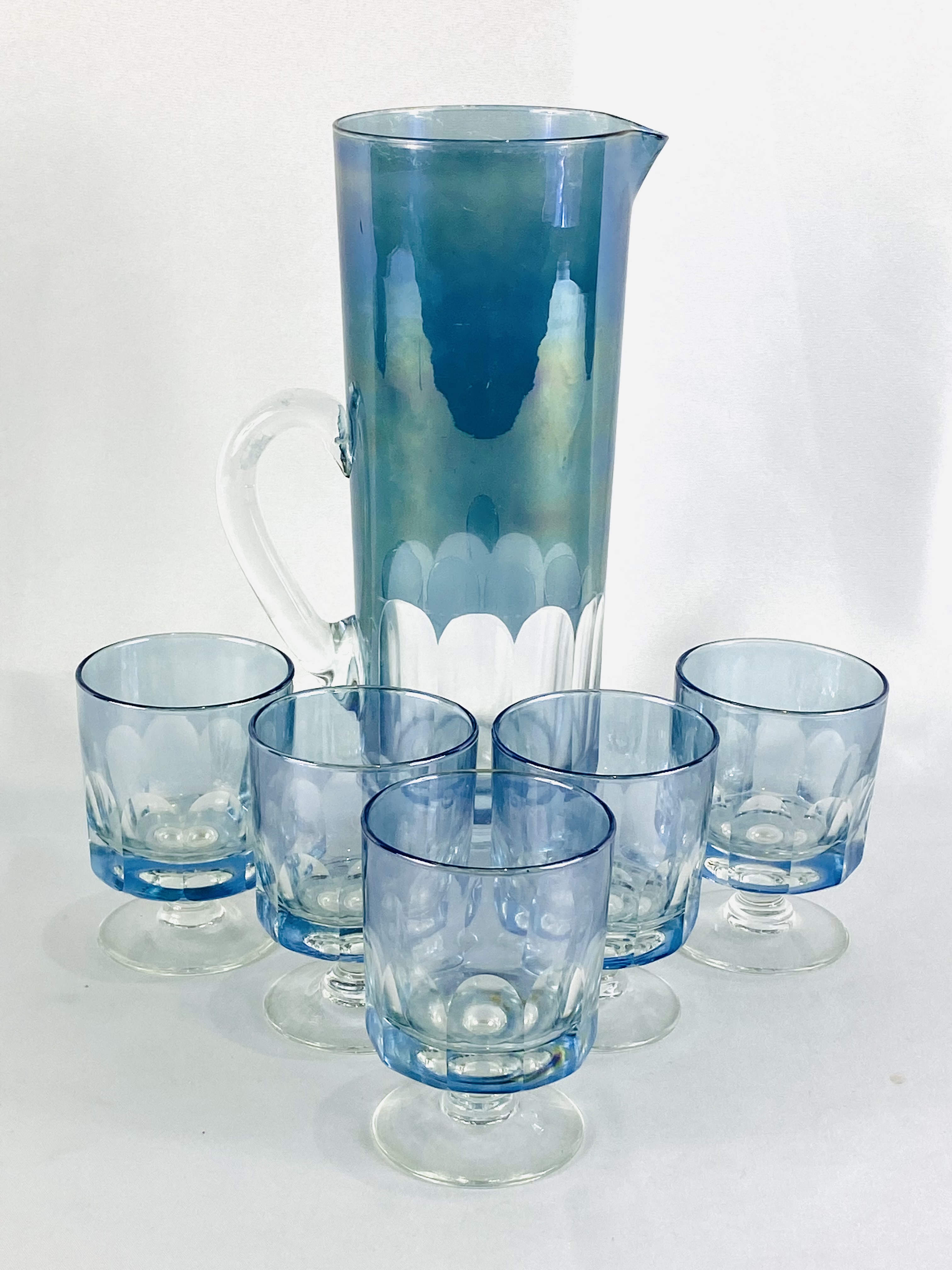 Cut to clear lemonade jug and glasses - Image 4 of 4