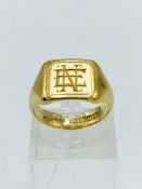 18ct gold ring