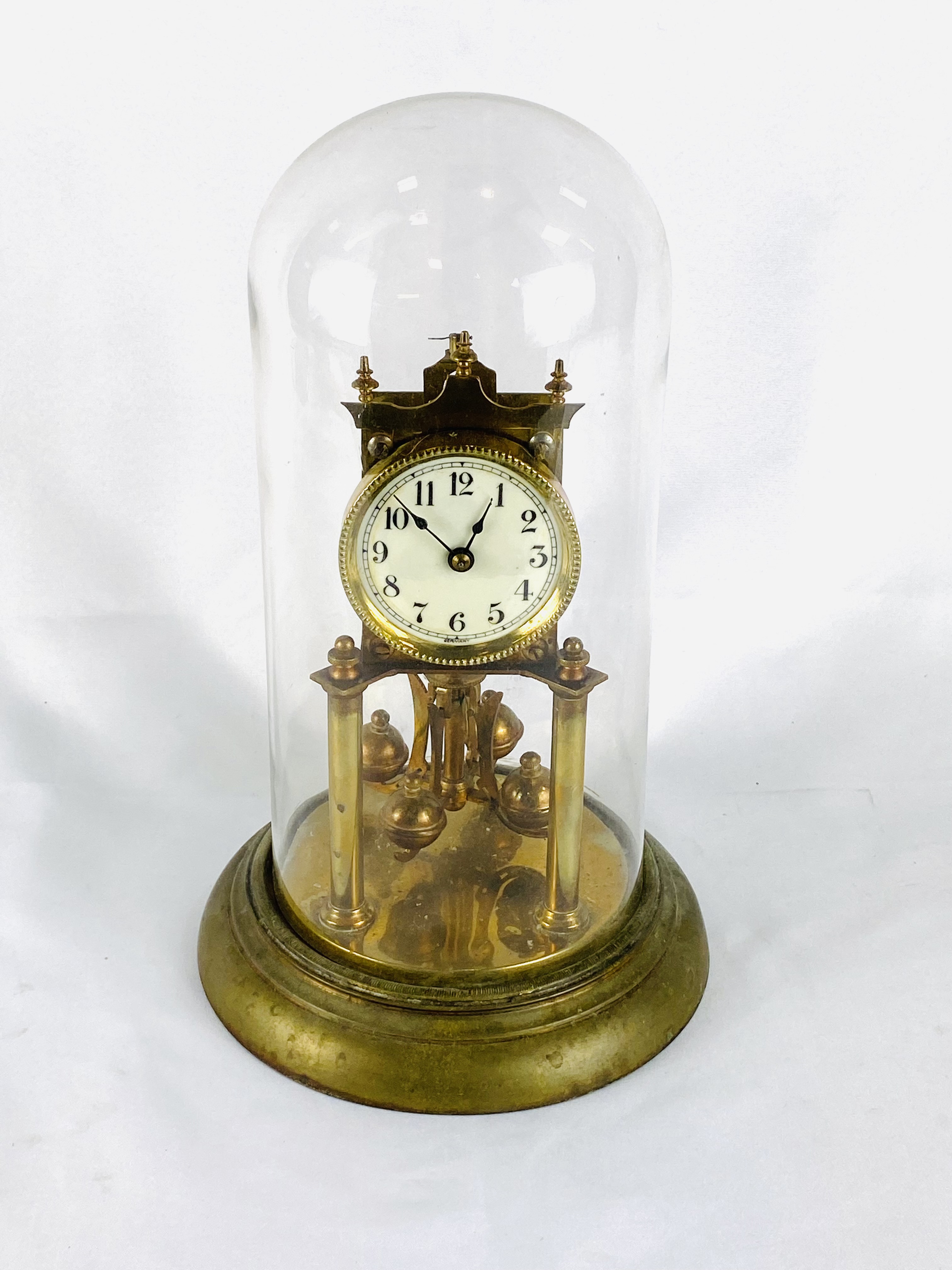 Brass anniversary clock - Image 4 of 4