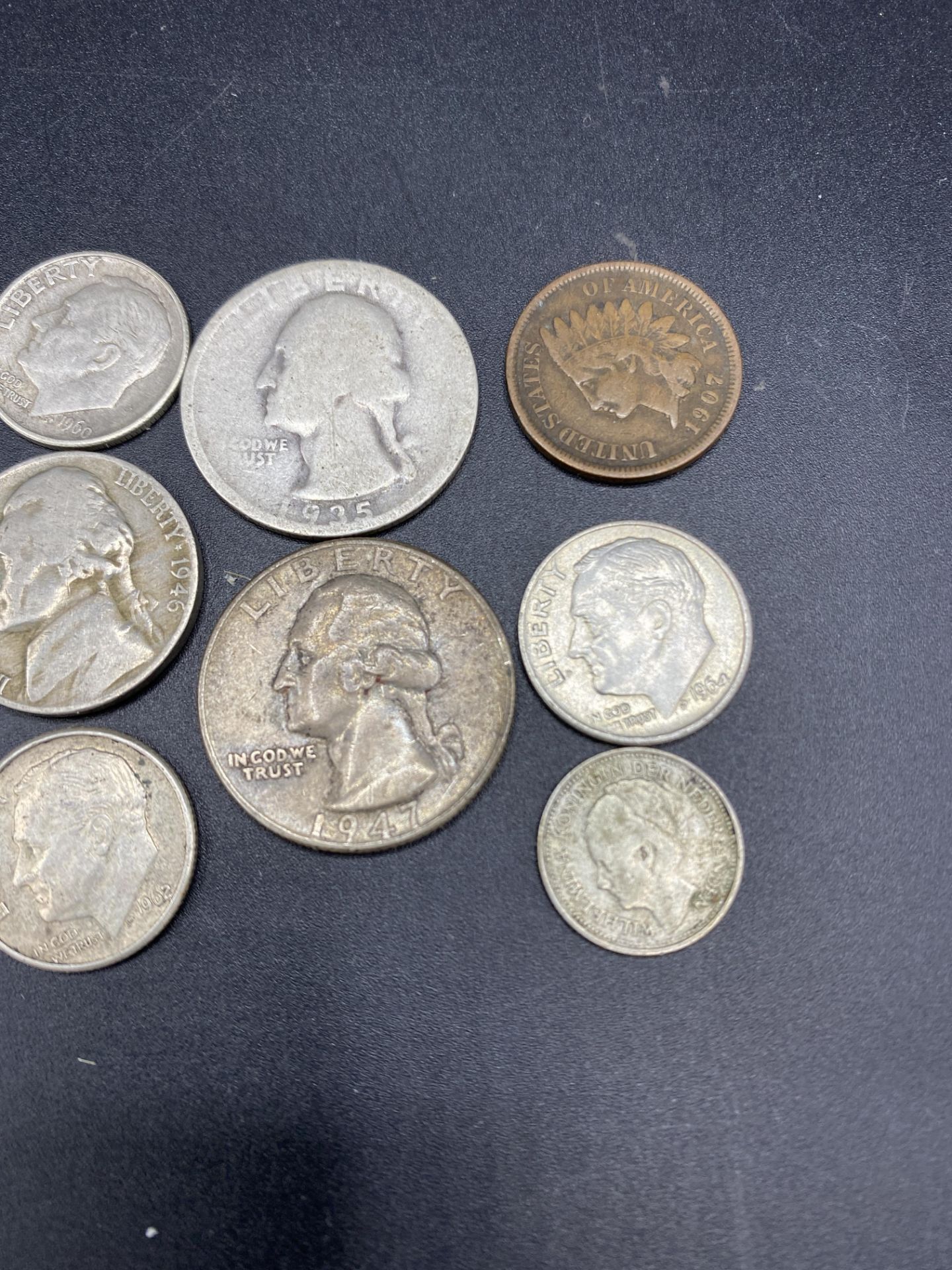 Quantity of USA coins with a Dutch coin - Image 3 of 3