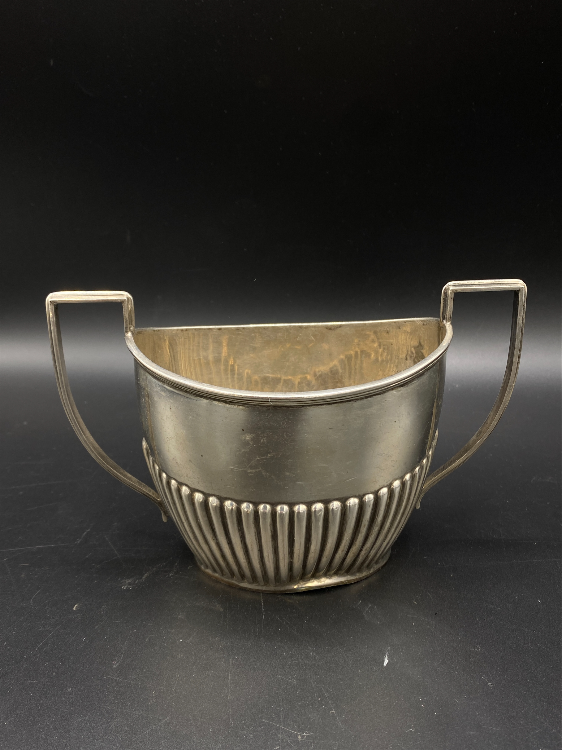 Deykin & Harrison silver cream and sugar bowl - Image 4 of 6