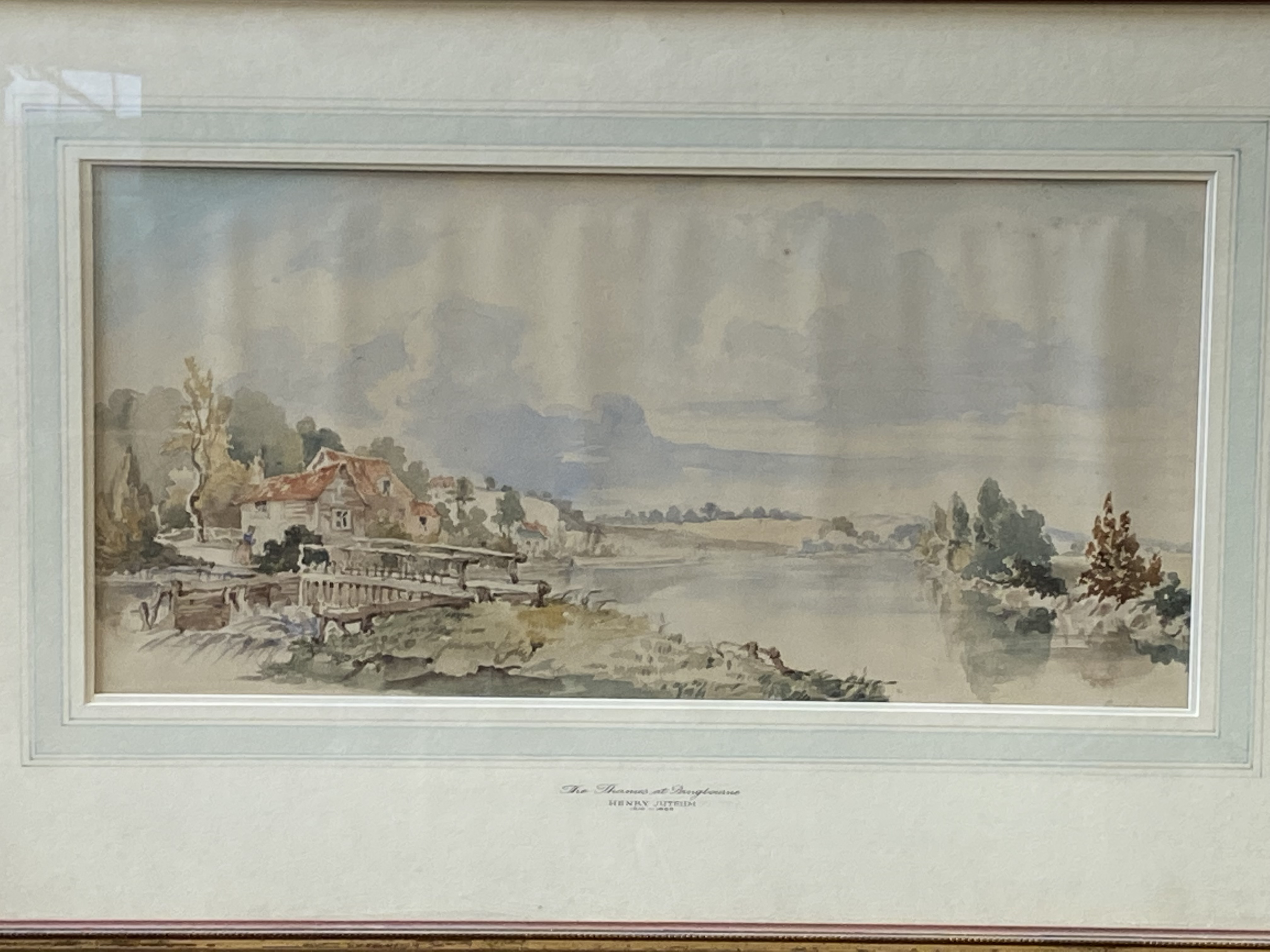 Henry Jutsum - framed and glazed watercolour